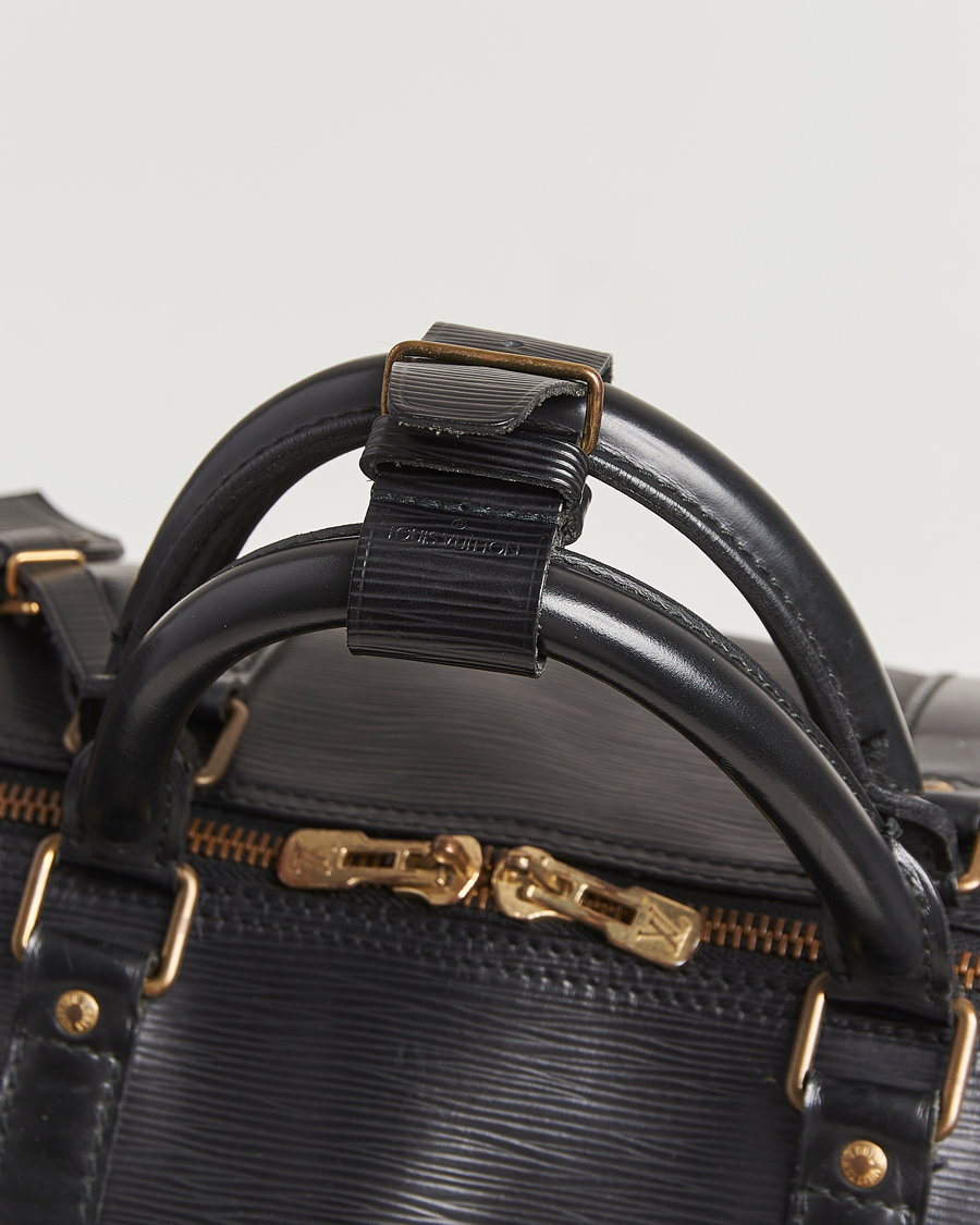 Men | Pre-Owned & Vintage Bags | Louis Vuitton Pre-Owned | Keepall 60 Epi Leather Black