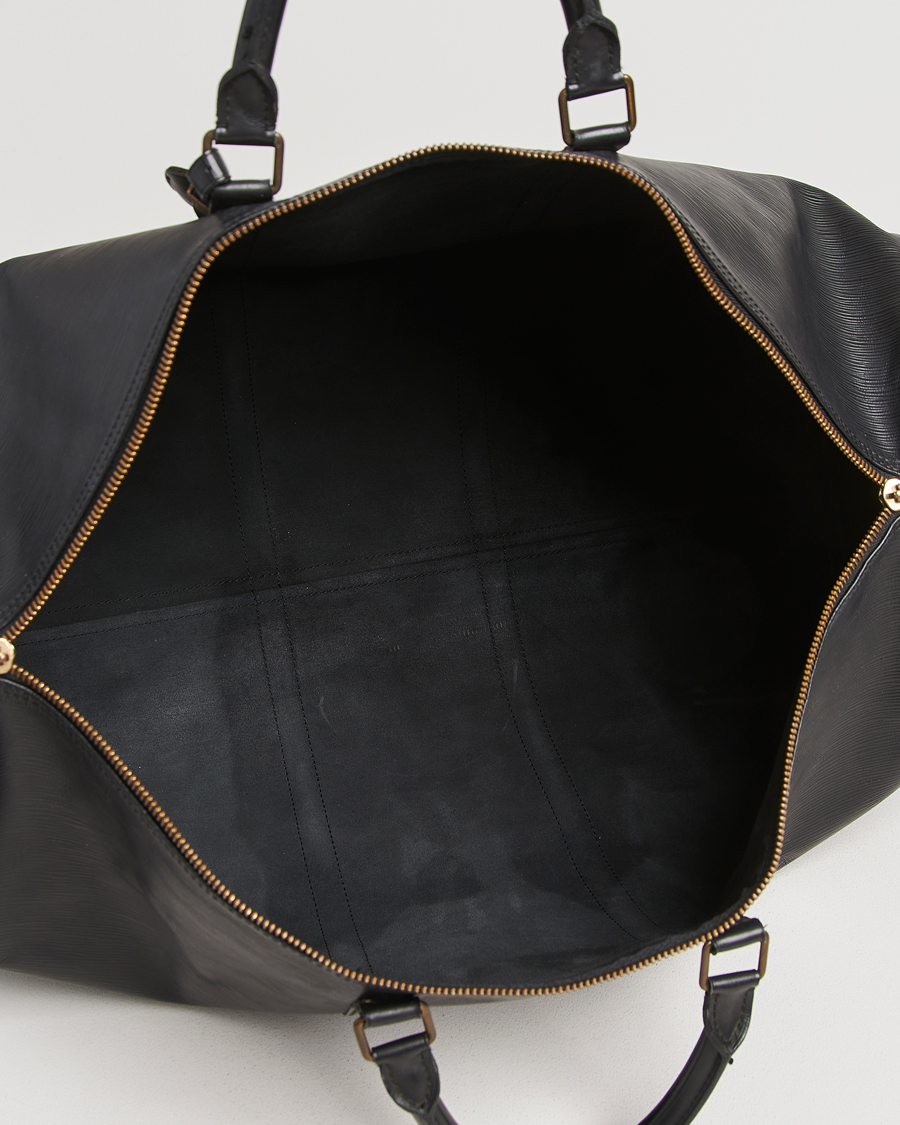 Men | Pre-Owned & Vintage Bags | Louis Vuitton Pre-Owned | Keepall 60 Epi Leather Black