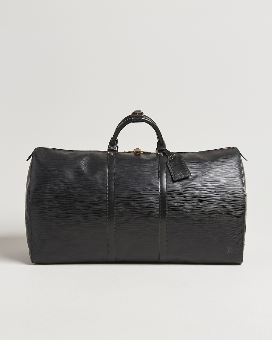 Men | Pre-Owned & Vintage Bags | Louis Vuitton Pre-Owned | Keepall 60 Epi Leather Black