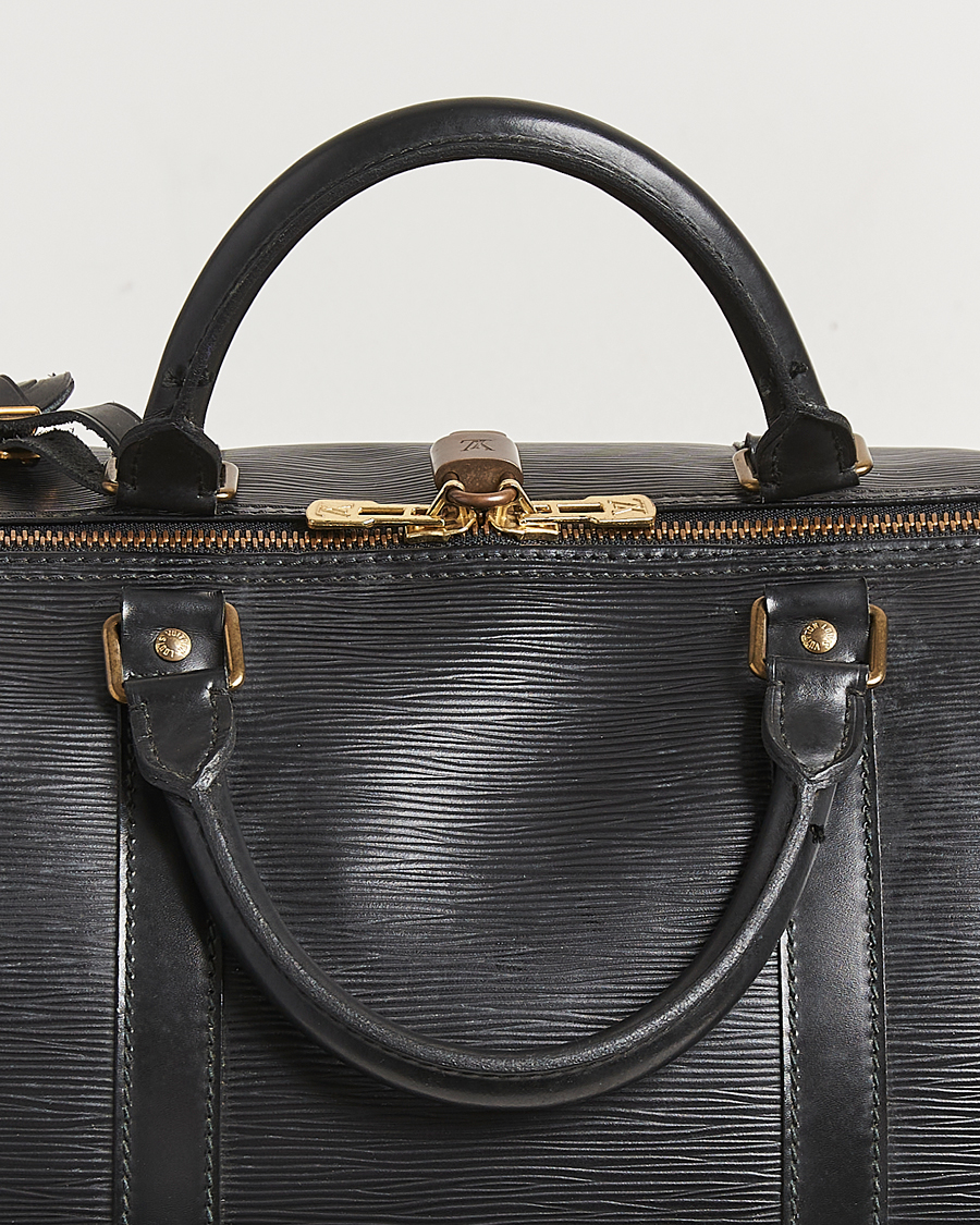 Men | Pre-Owned & Vintage Bags | Louis Vuitton Pre-Owned | Keepall 60 Epi Leather Black