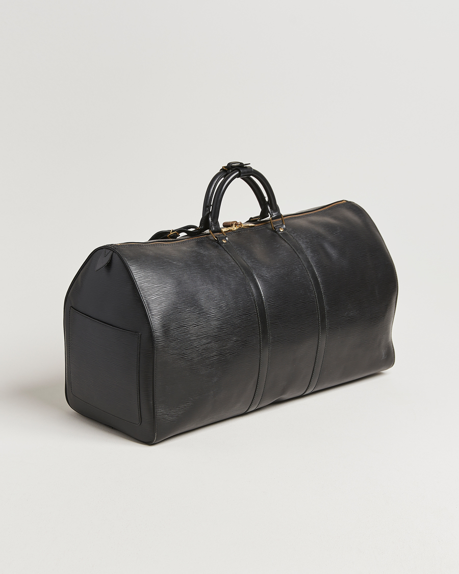 Men | Pre-Owned & Vintage Bags | Louis Vuitton Pre-Owned | Keepall 60 Epi Leather Black