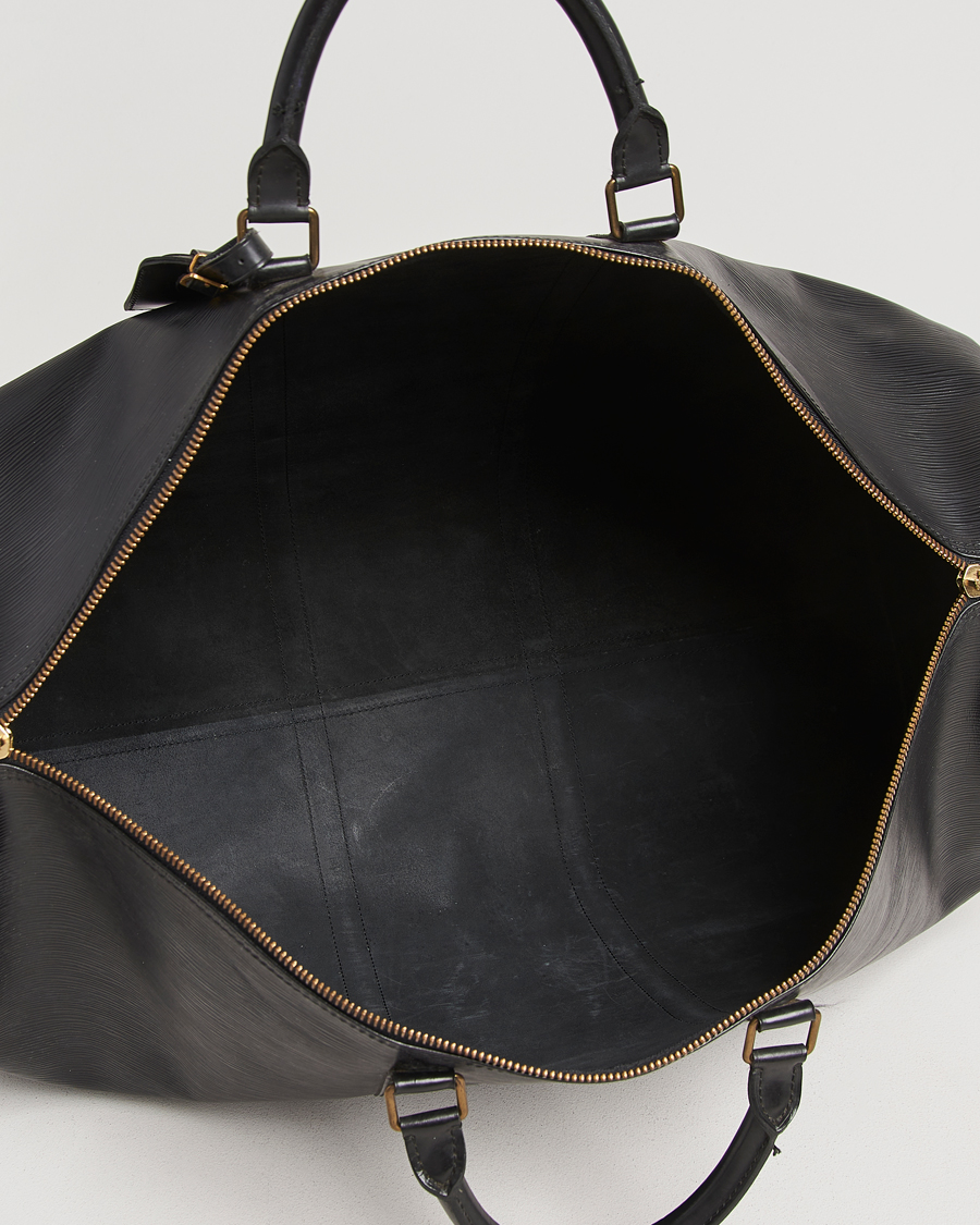 Men | Pre-Owned & Vintage Bags | Louis Vuitton Pre-Owned | Keepall 60 Epi Leather Black