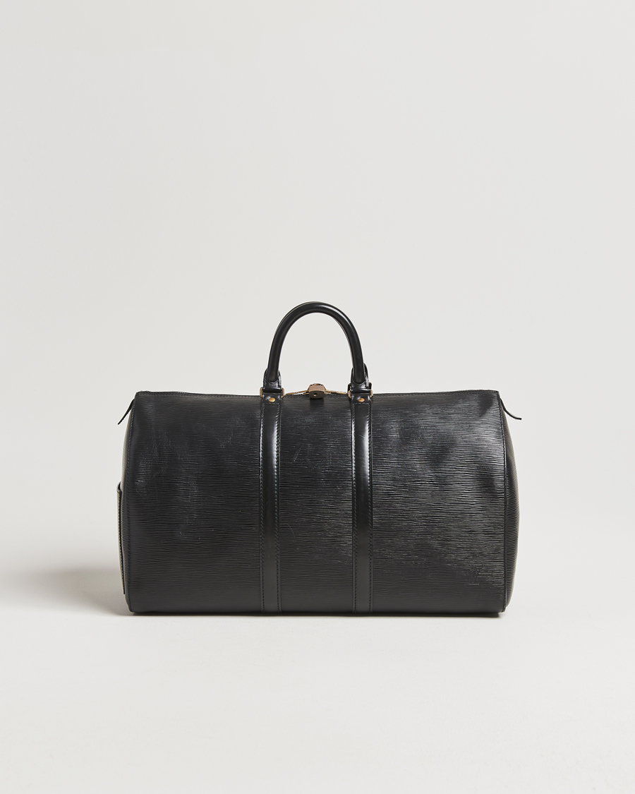 Men | Pre-Owned & Vintage Bags | Louis Vuitton Pre-Owned | Keepall 45 Epi Leather Black