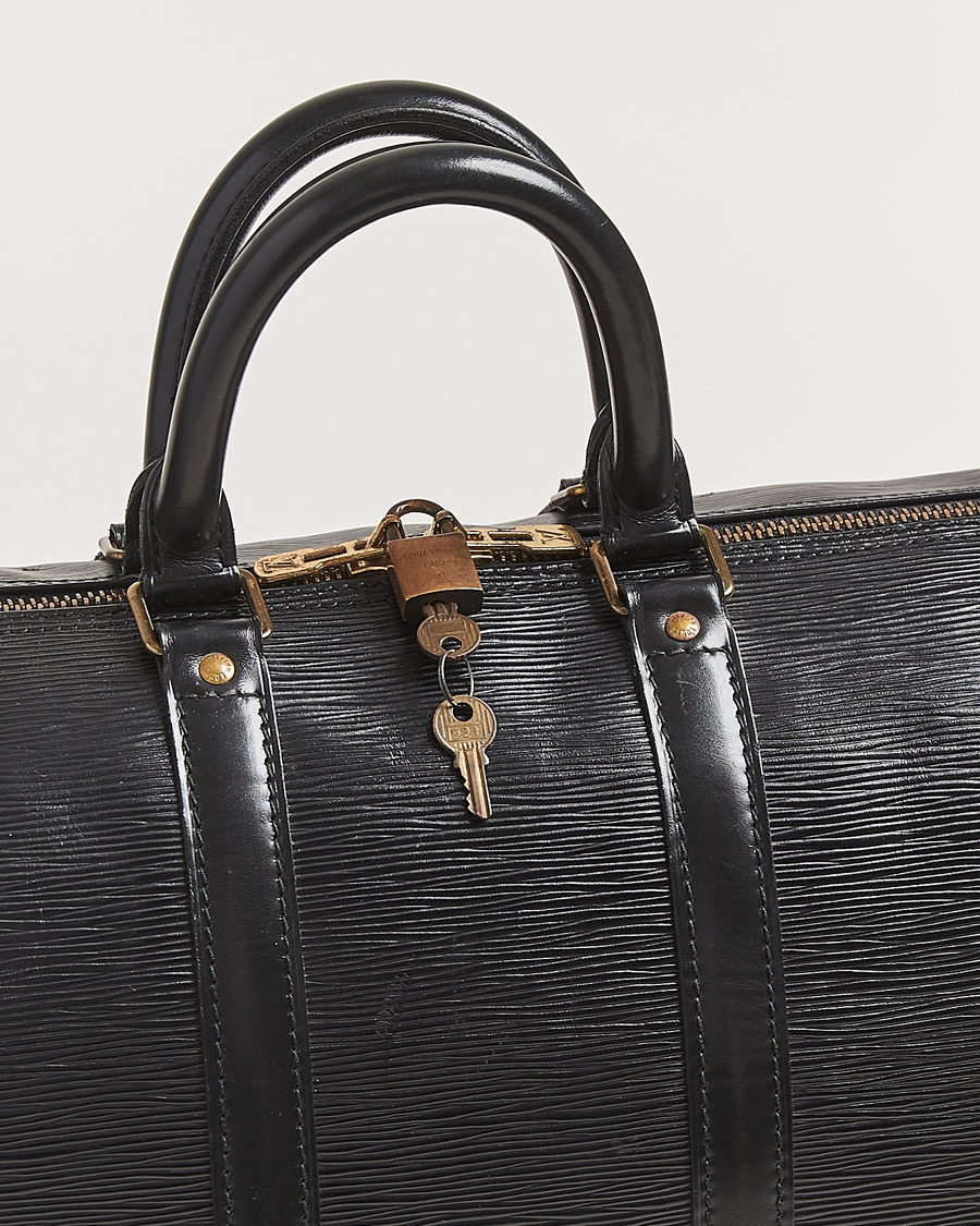 Men | Pre-Owned & Vintage Bags | Louis Vuitton Pre-Owned | Keepall 45 Epi Leather Black