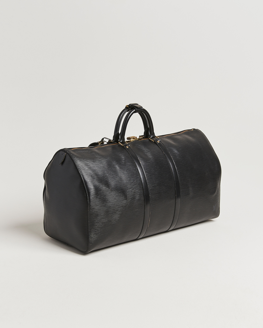 Men | Pre-Owned & Vintage Bags | Louis Vuitton Pre-Owned | Keepall 55 Epi Leather Black