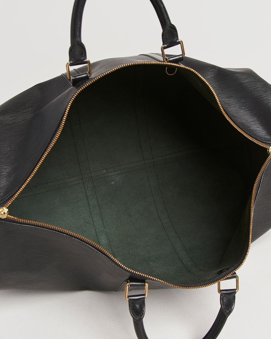 Men | Pre-Owned & Vintage Bags | Louis Vuitton Pre-Owned | Keepall 55 Epi Leather Black
