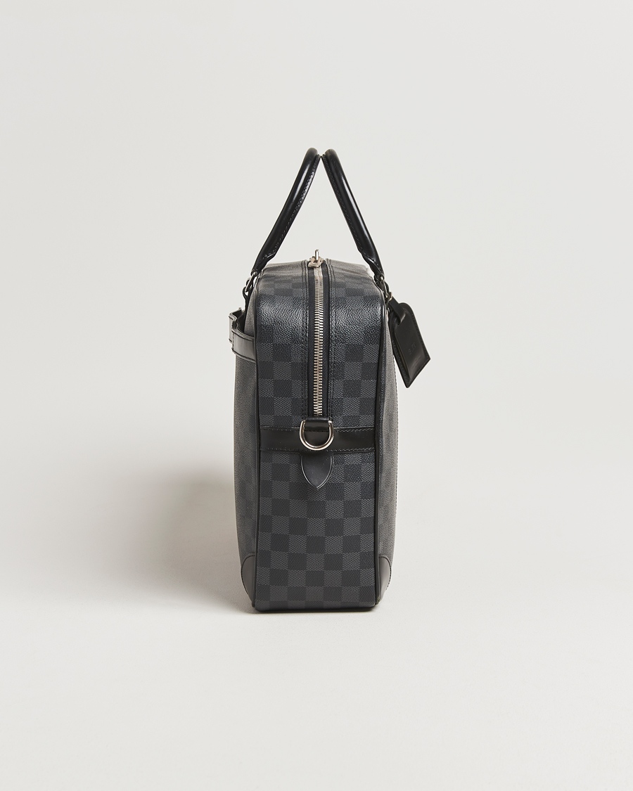 Men | Pre-Owned & Vintage Bags | Louis Vuitton Pre-Owned | Porte-Documents Voyage Briefcase Damier Graphite