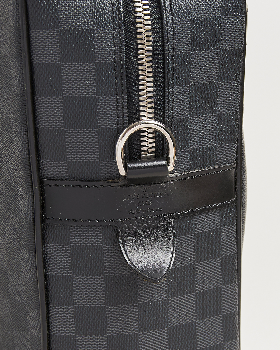 Men | Pre-Owned & Vintage Bags | Louis Vuitton Pre-Owned | Porte-Documents Voyage Briefcase Damier Graphite