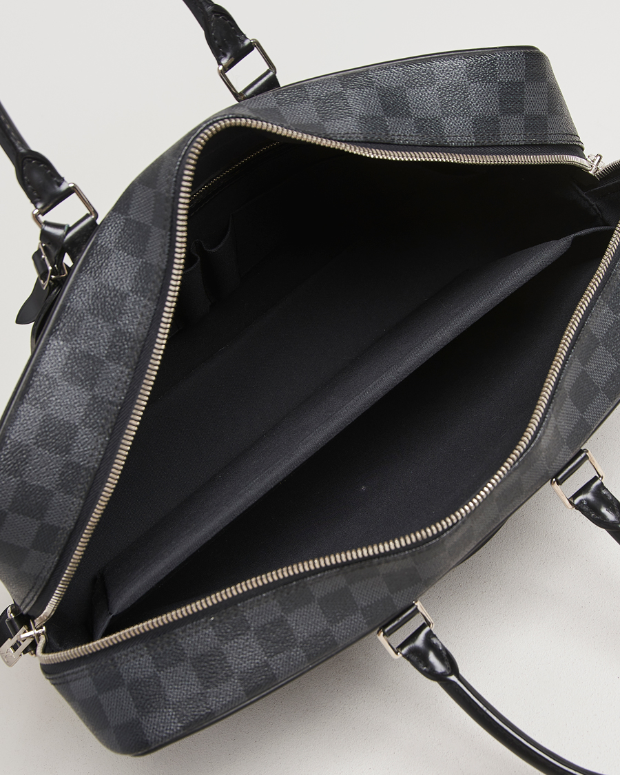 Men | Pre-Owned & Vintage Bags | Louis Vuitton Pre-Owned | Porte-Documents Voyage Briefcase Damier Graphite