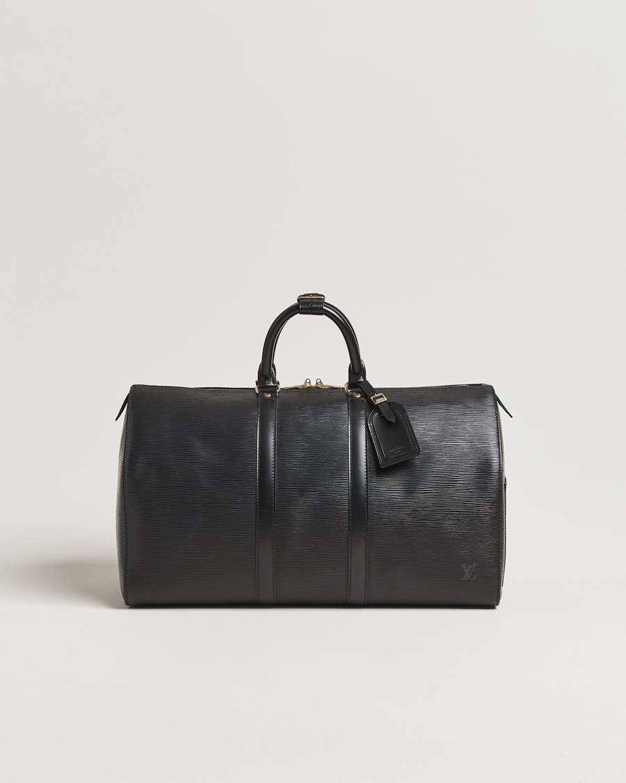Men | Pre-Owned & Vintage Bags | Louis Vuitton Pre-Owned | Keepall 45 Epi Leather Black