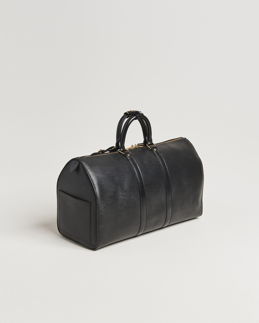 Men | Pre-Owned & Vintage Bags | Louis Vuitton Pre-Owned | Keepall 45 Epi Leather Black