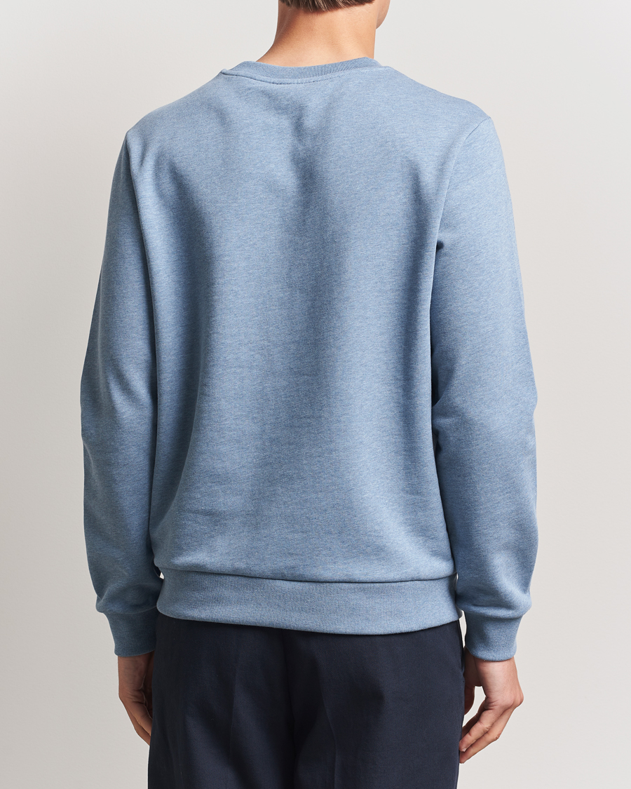 Men | Sweaters & Knitwear | A.P.C. | Rue Madame Sweatshirt Blue Melange/Navy