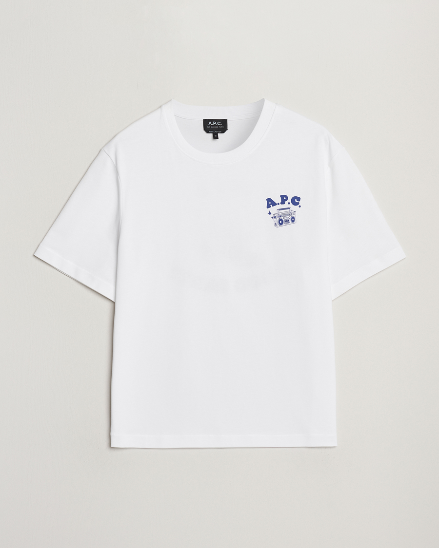 Men | T-Shirts | A.P.C. | Disco T-Shirt White