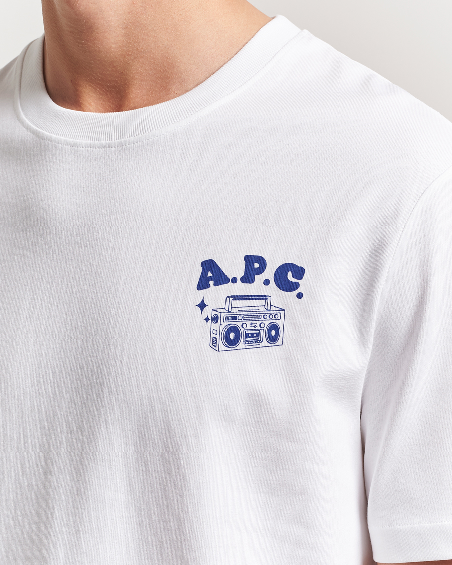 Men | T-Shirts | A.P.C. | Disco T-Shirt White