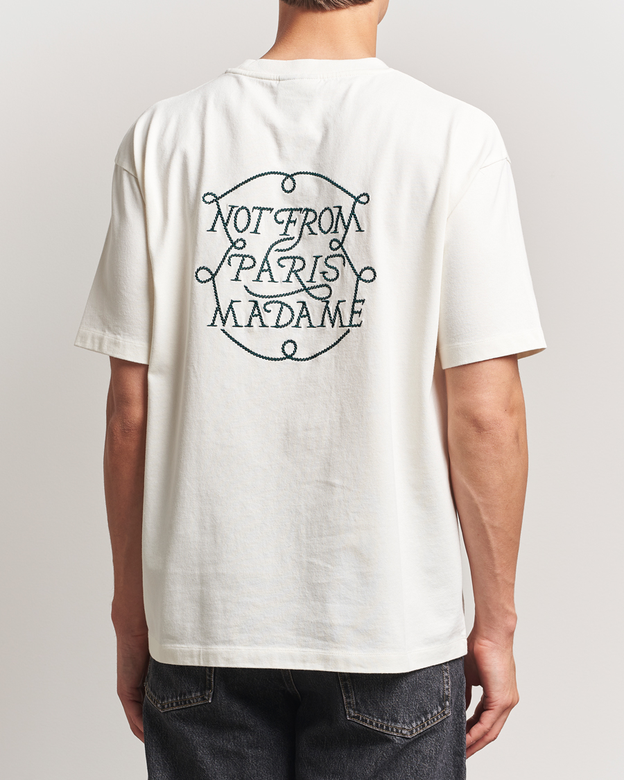 Men | T-Shirts | Drôle de Monsieur | Slogan Tresses T-Shirt Off White