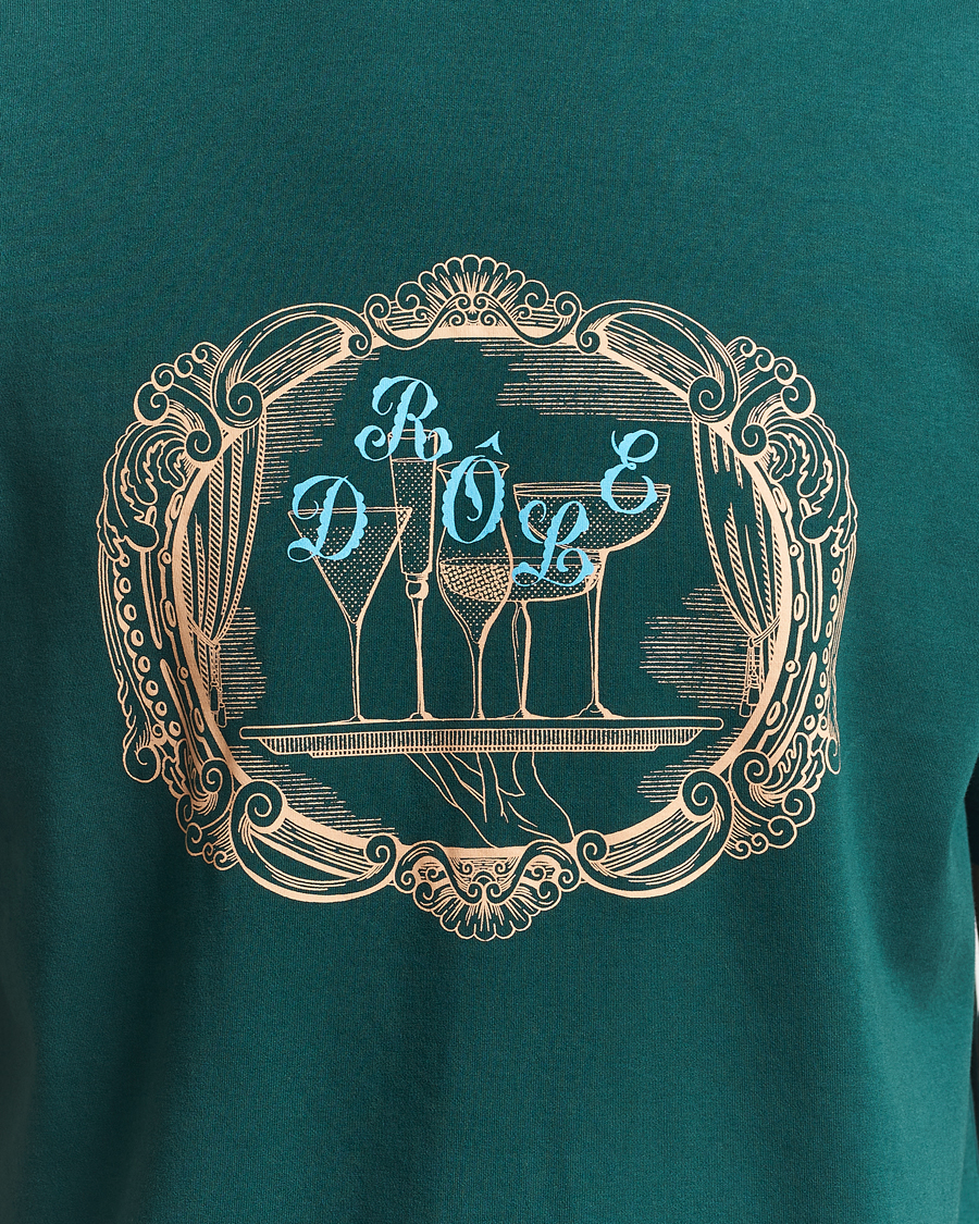 Men | T-Shirts | Drôle de Monsieur | Plateau T-Shirt Dark Green