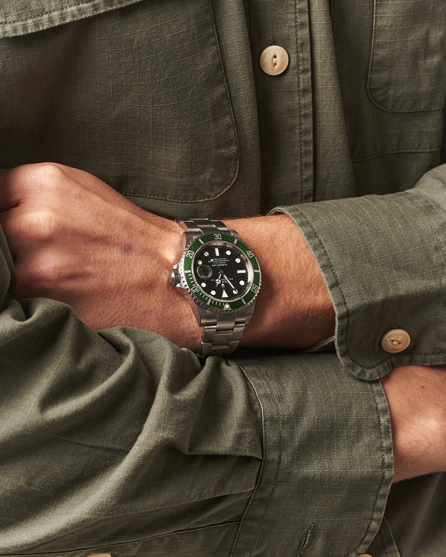 Men | Rolex Pre-Owned Submariner Kermit | Rolex Pre-Owned | Submariner Kermit