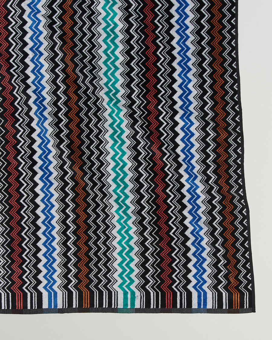 Men | Fabrics | Missoni Home | Neoclassic Bath Towel 70x115cm Black Multi