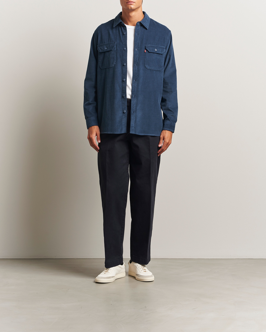 Men | Shirts | Levi's | Jackson Corduroy Worker Shirt Zodiac Blue