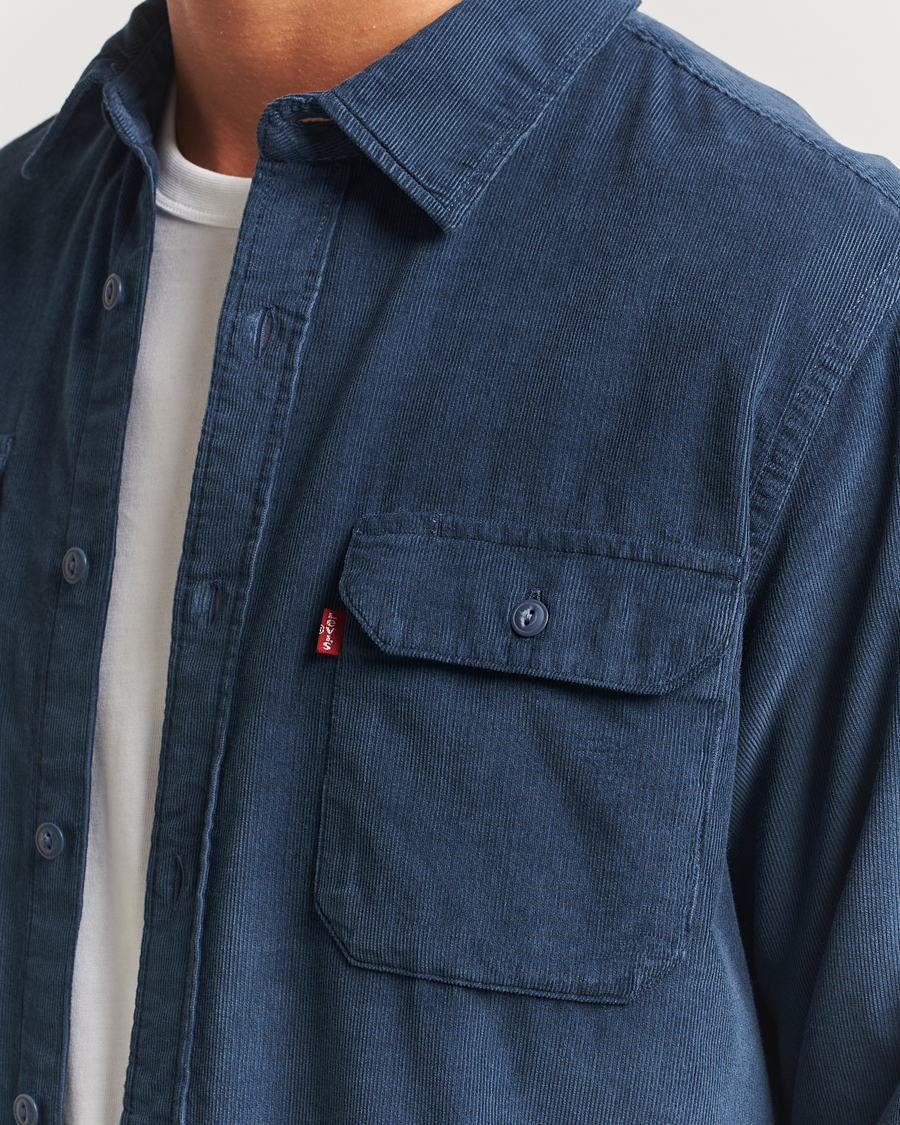 Men | Shirts | Levi's | Jackson Corduroy Worker Shirt Zodiac Blue
