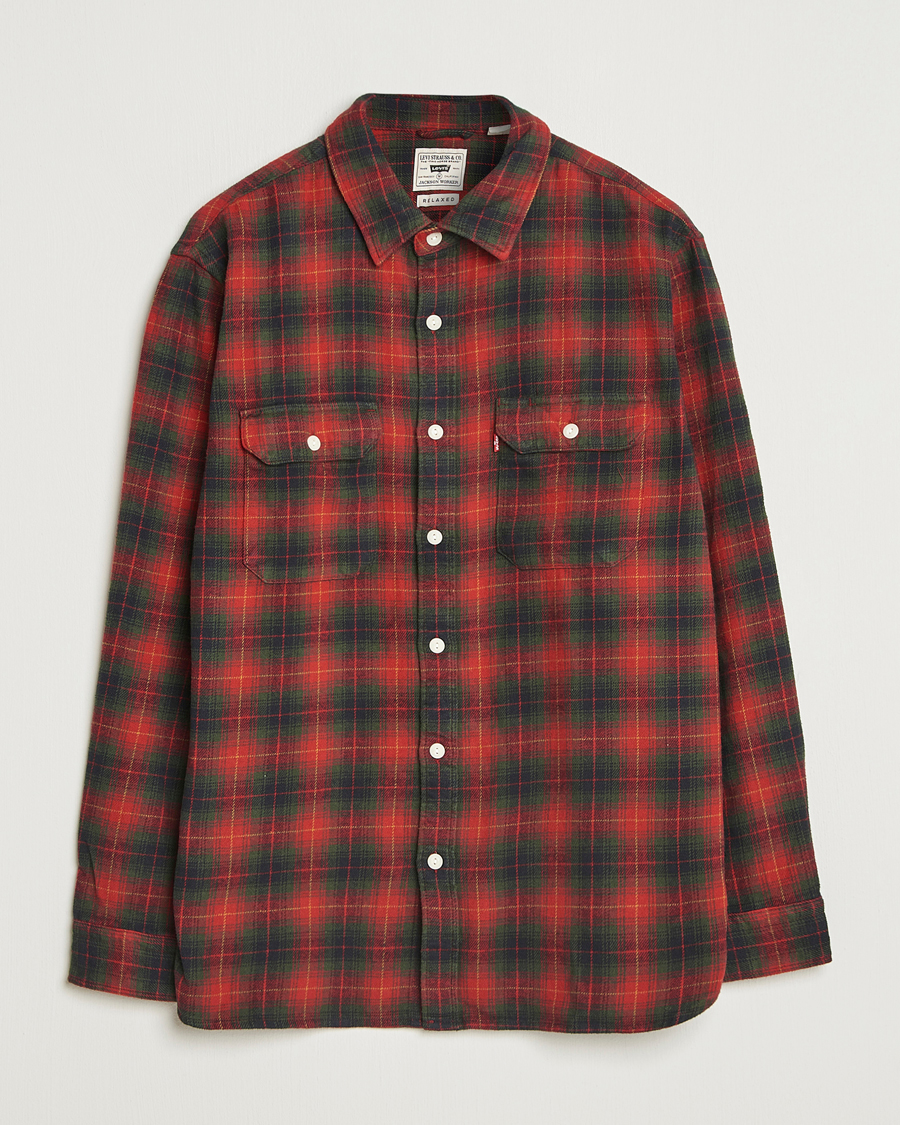 Men | Shirts | Levi's | Jackson Worker Shirt Rythmic Red