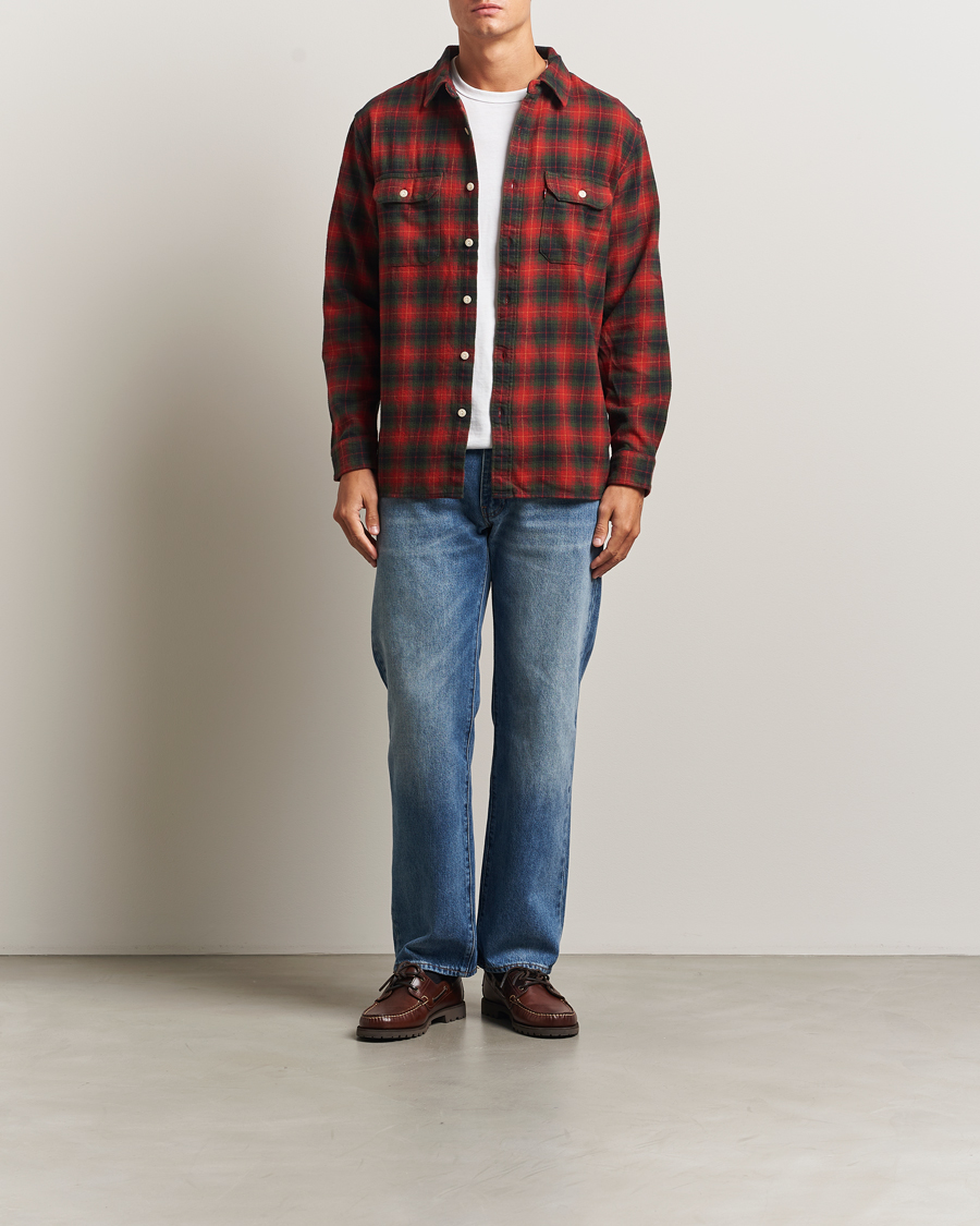 Men | Shirts | Levi's | Jackson Worker Shirt Rythmic Red