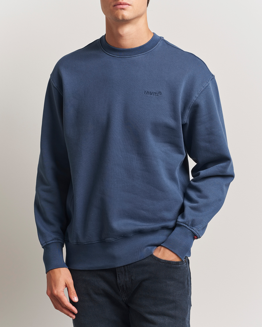 Men | Sweaters & Knitwear | Levi's | Authentic Crew Neck Sweatshirt Sargasso Sea