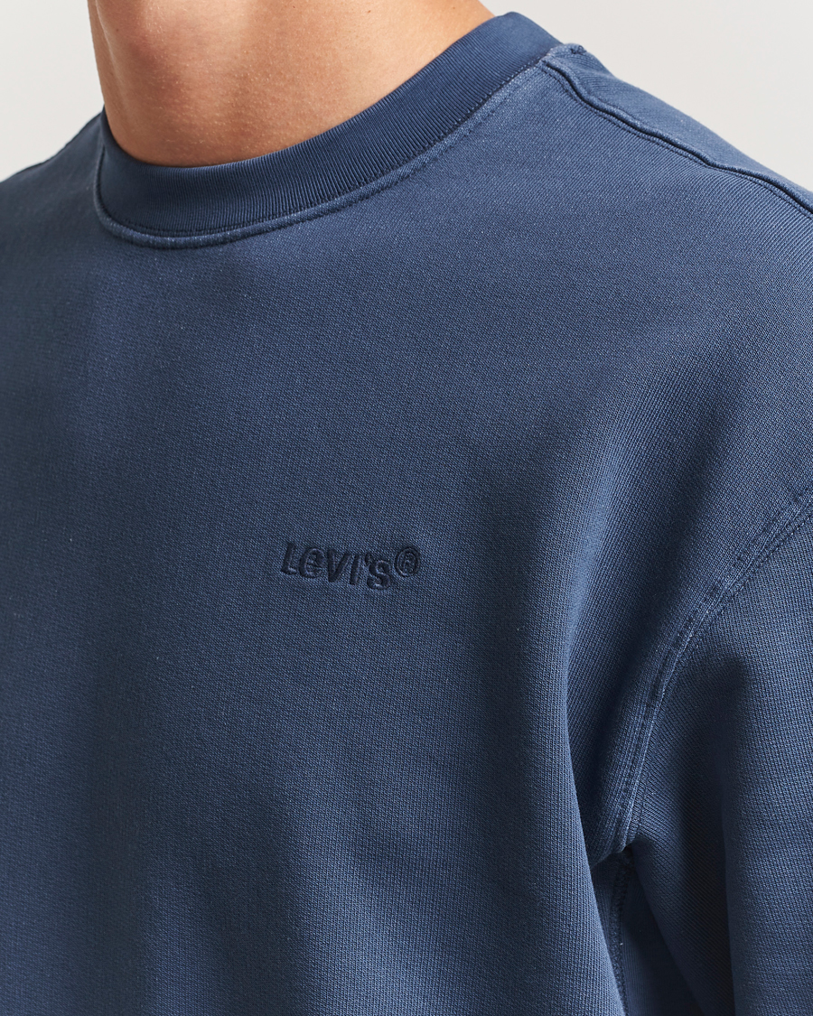 Men | Sweaters & Knitwear | Levi's | Authentic Crew Neck Sweatshirt Sargasso Sea