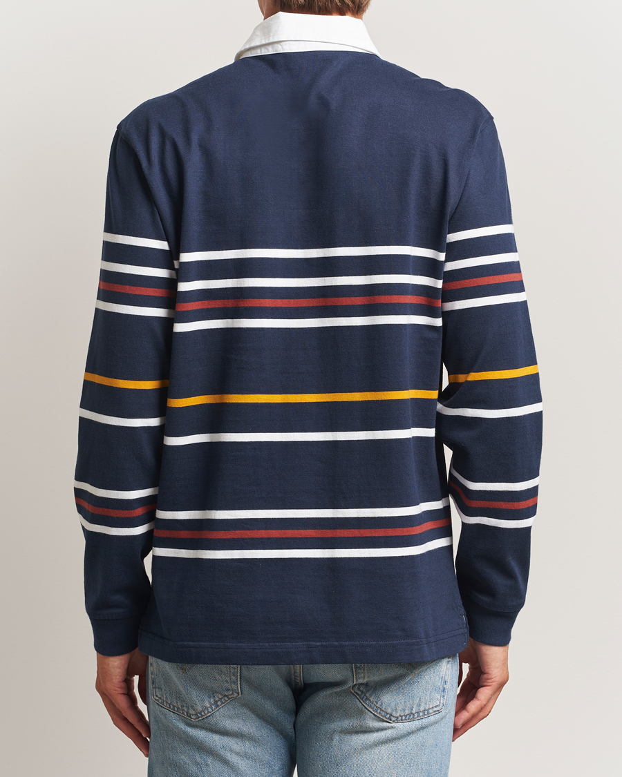 Men | Sweaters & Knitwear | Levi's | Union Striped Rugby Sweater Navy Blazer