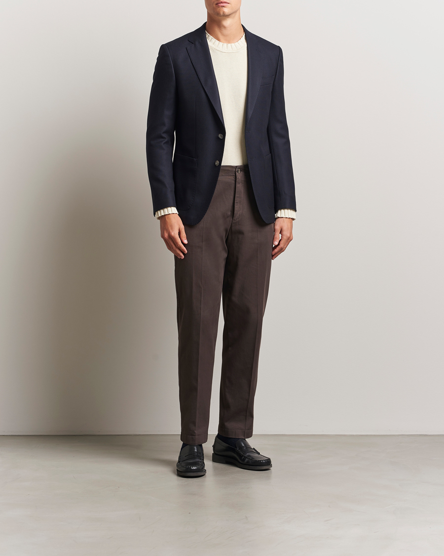 Men | Blazers | BOSS BLACK | Hutson Structured Blazer Dark Blue
