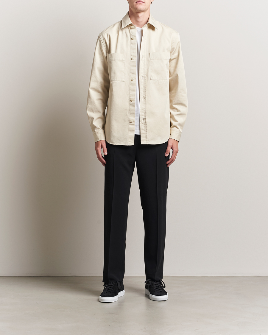 Men | Shirts | BOSS BLACK | Owen Overshirt Open White
