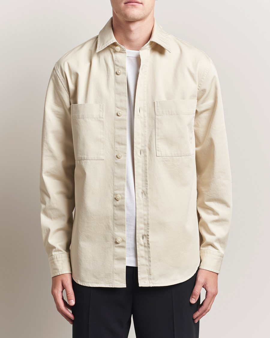 Men | Shirts | BOSS BLACK | Owen Overshirt Open White