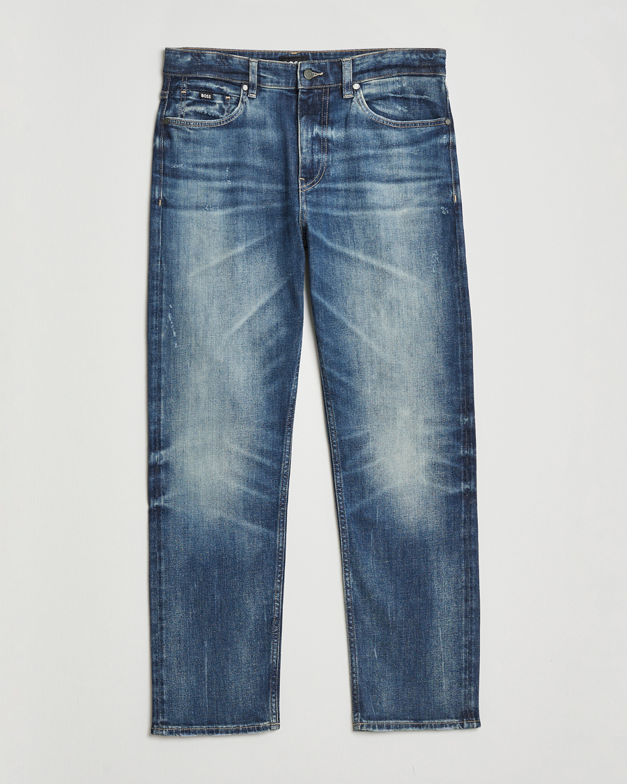 Men | Jeans | BOSS BLACK | Ogden Regular Fit Jeans Medium Blue