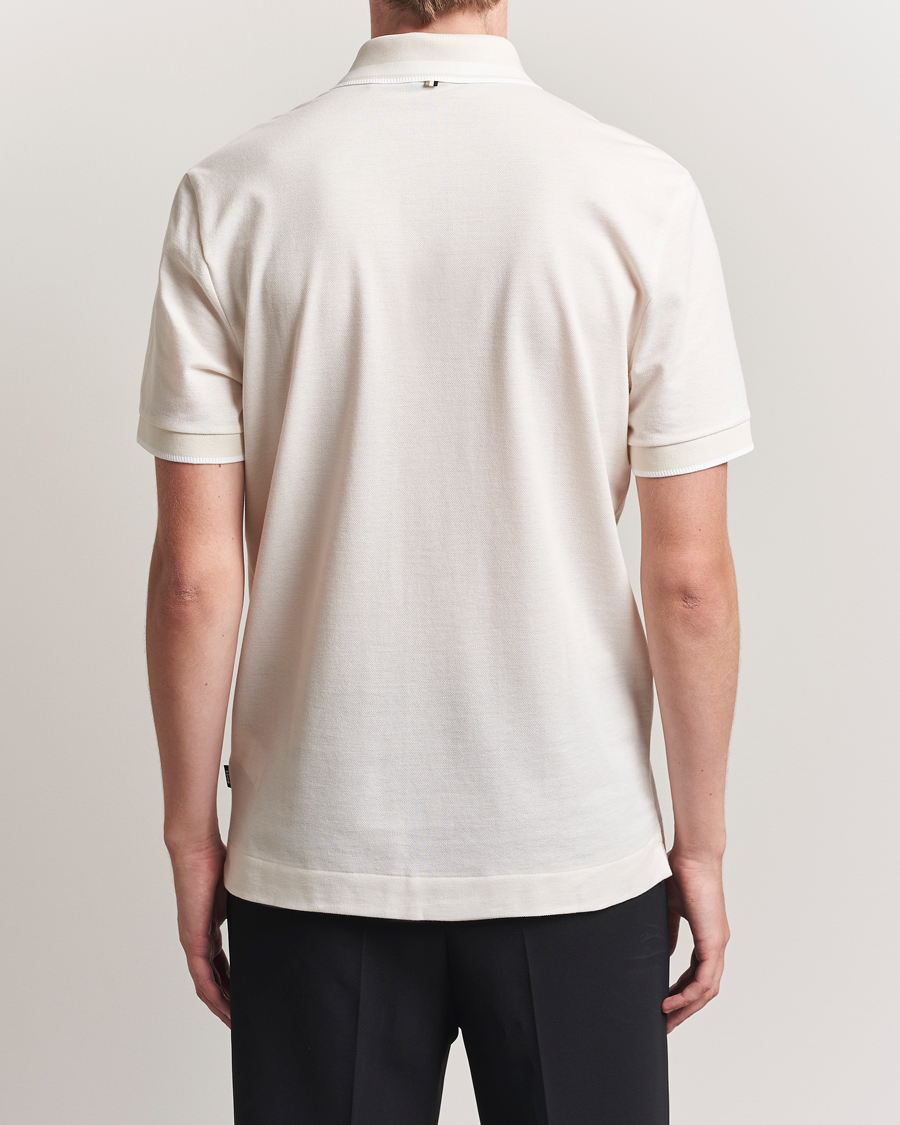 Men | Polo Shirts | BOSS BLACK | Prout Polo Open White