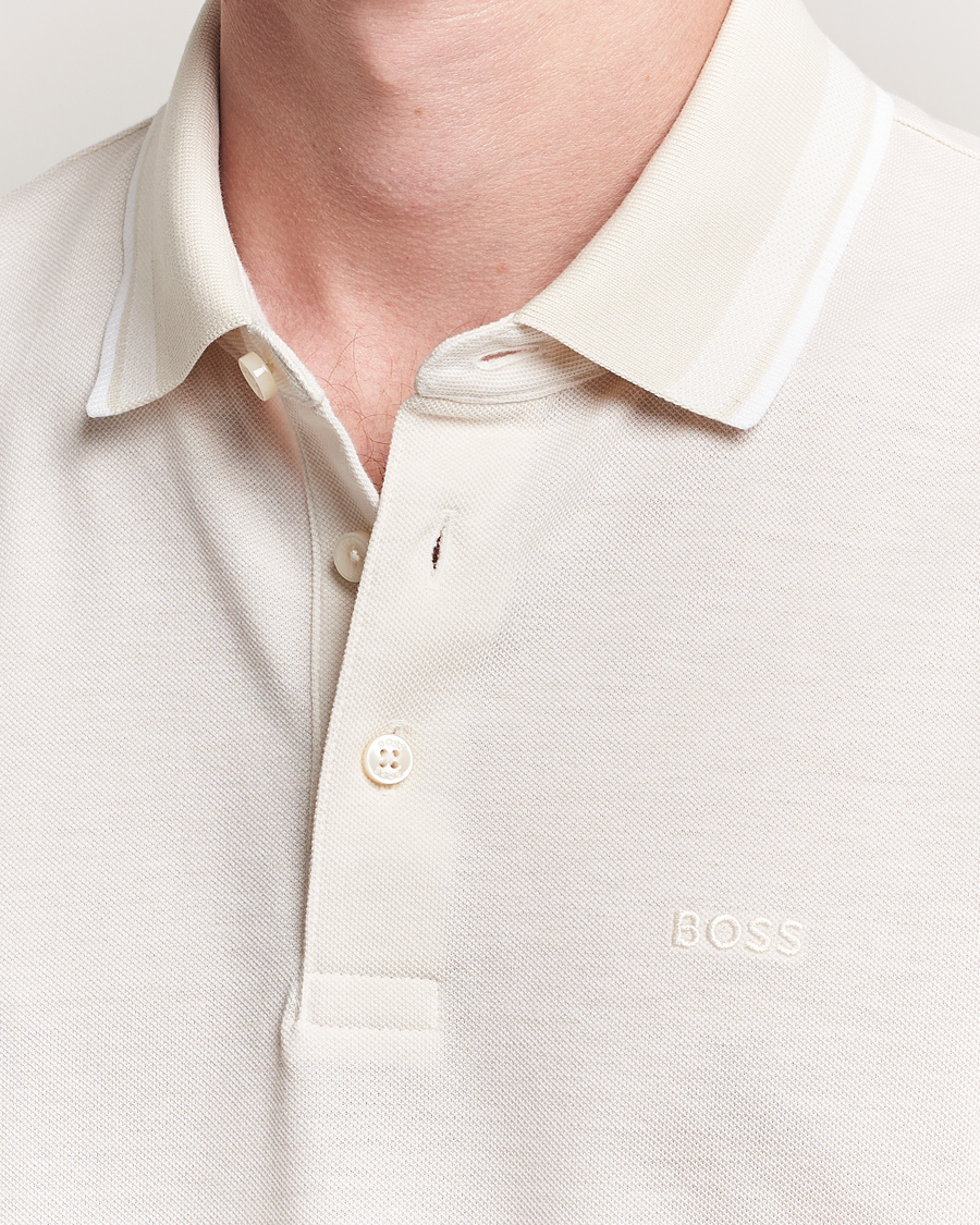 Men | Polo Shirts | BOSS BLACK | Prout Polo Open White