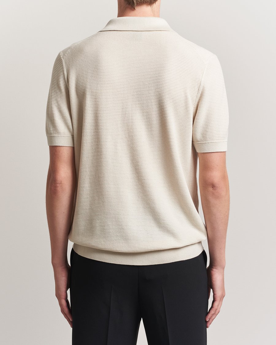 Men | Polo Shirts | BOSS BLACK | Lanotti Knitted Polo Open White