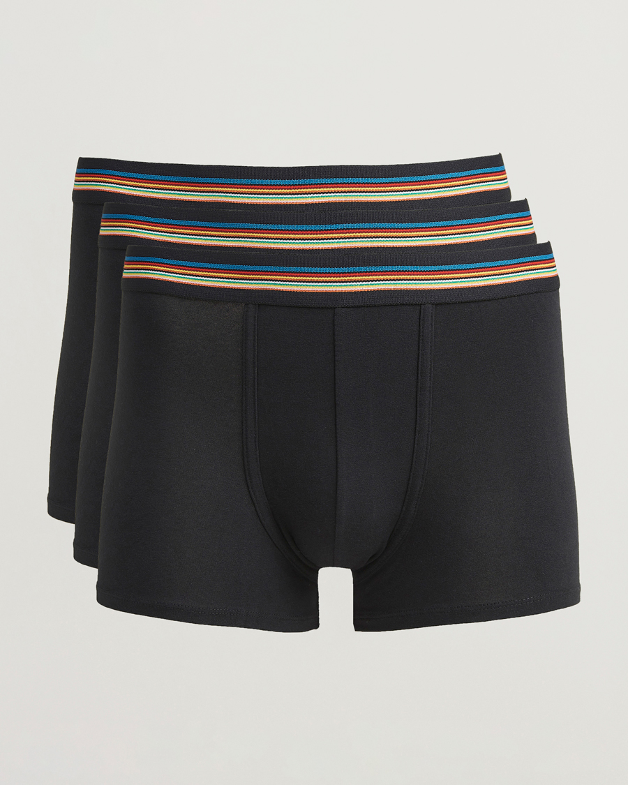 Men | Underwear & Socks | Paul Smith | 3-Pack Trunk Black