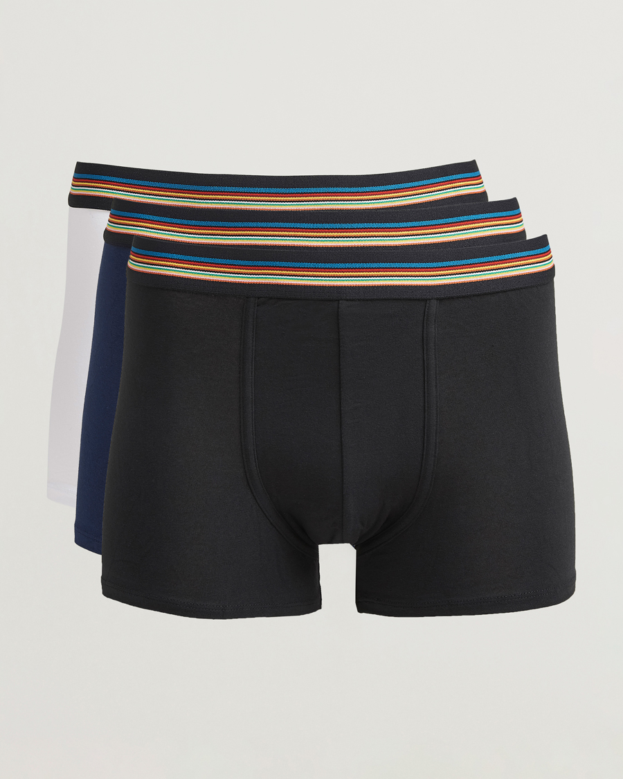Men | Underwear & Socks | Paul Smith | 3-Pack Trunk White/Navy/Black