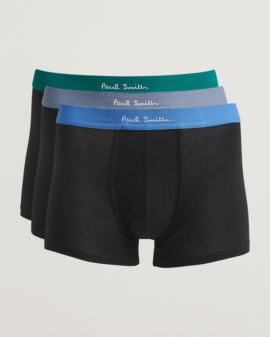 Men | Underwear & Socks | Paul Smith | 3-Pack Trunk Black