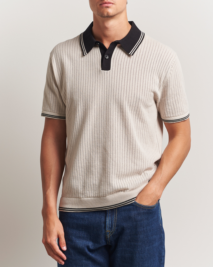 Men | Polo Shirts | PS Paul Smith | Knitted Polo Off White