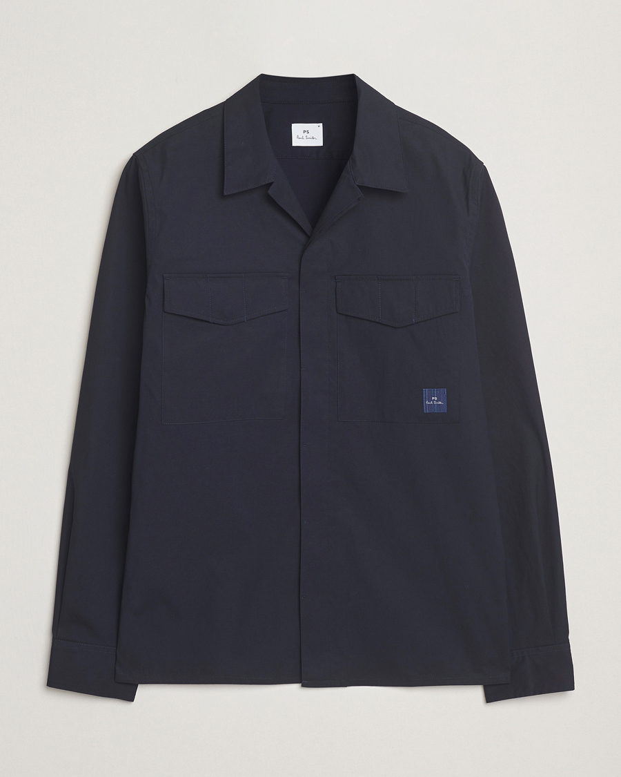 Men | Shirts | PS Paul Smith | Patch Pocket Overshirt Navy