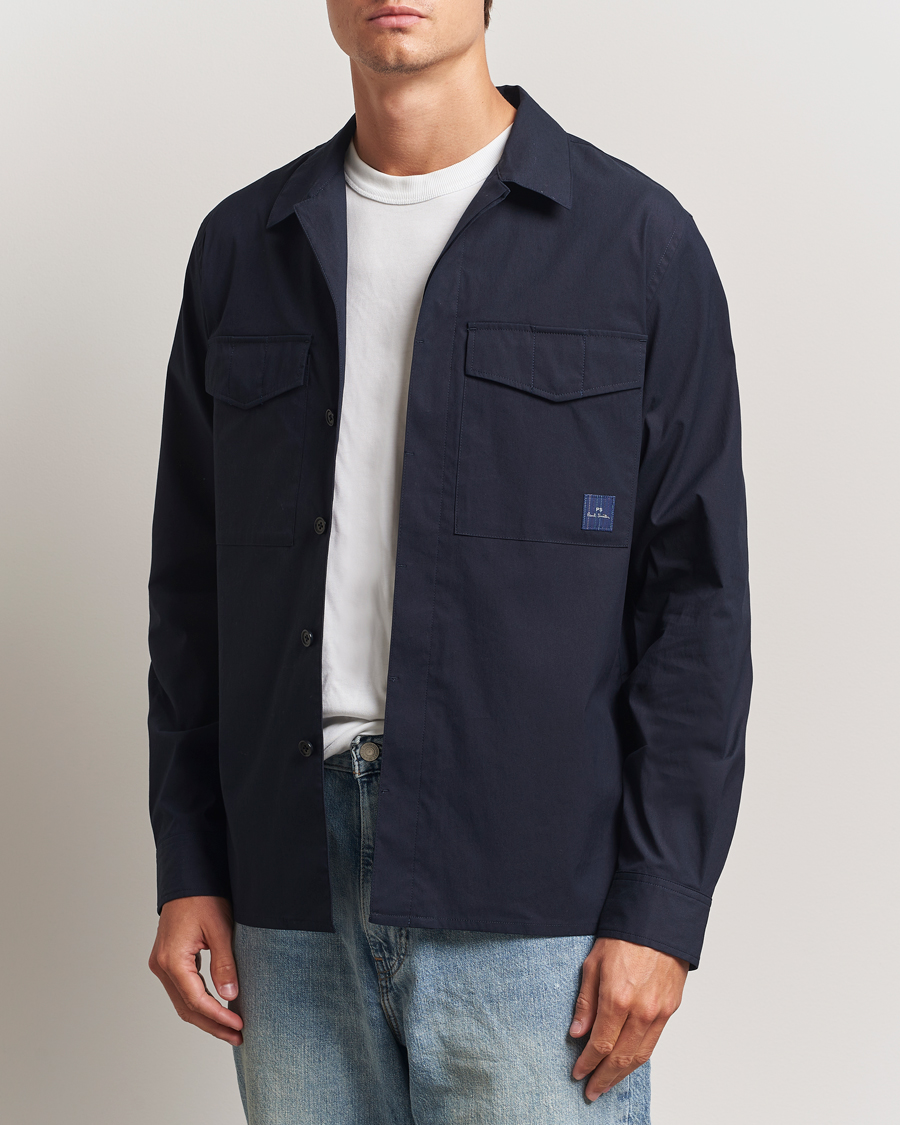 Men | Shirts | PS Paul Smith | Patch Pocket Overshirt Navy