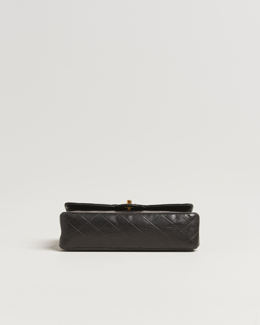 Men | Gifts for Her | Chanel Pre-Owned | Classic Double Flap Medium Lambskin Black