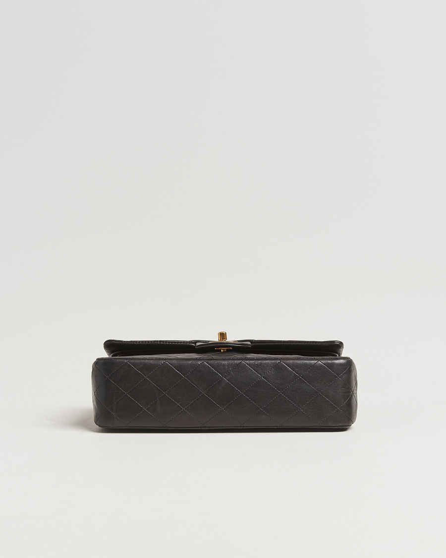 Men | Gifts for Her | Chanel Pre-Owned | Classic Double Flap Medium Lambskin Black