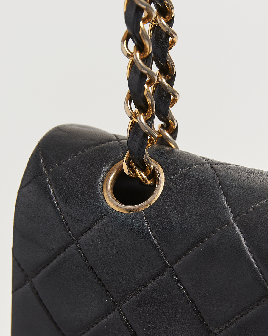 Men | Gifts for Her | Chanel Pre-Owned | Classic Double Flap Medium Lambskin Black