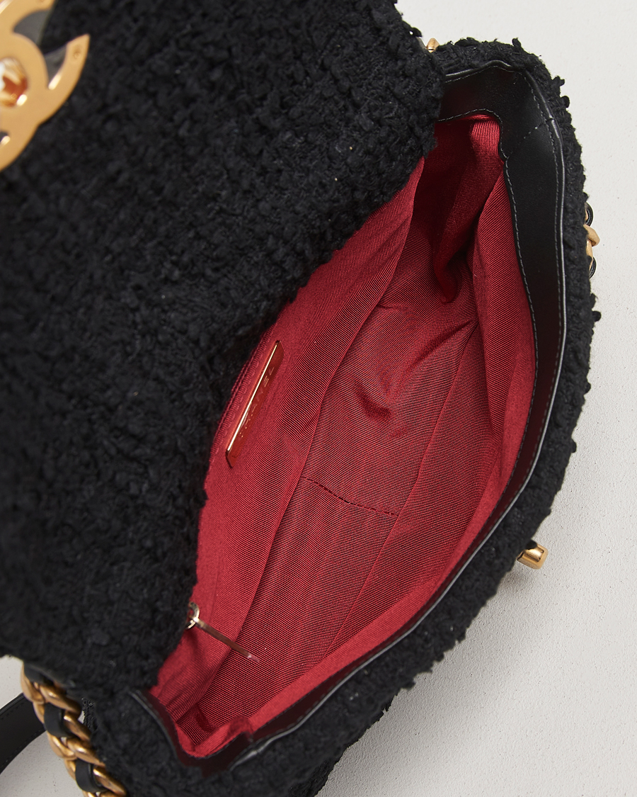 Men | Gifts for Her | Chanel Pre-Owned | Chanel 19 Tweed Handbag Black