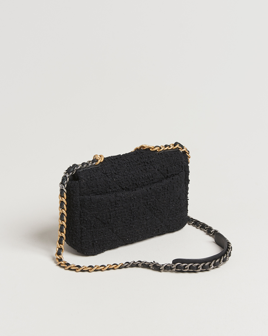 Men | Gifts for Her | Chanel Pre-Owned | Chanel 19 Tweed Handbag Black