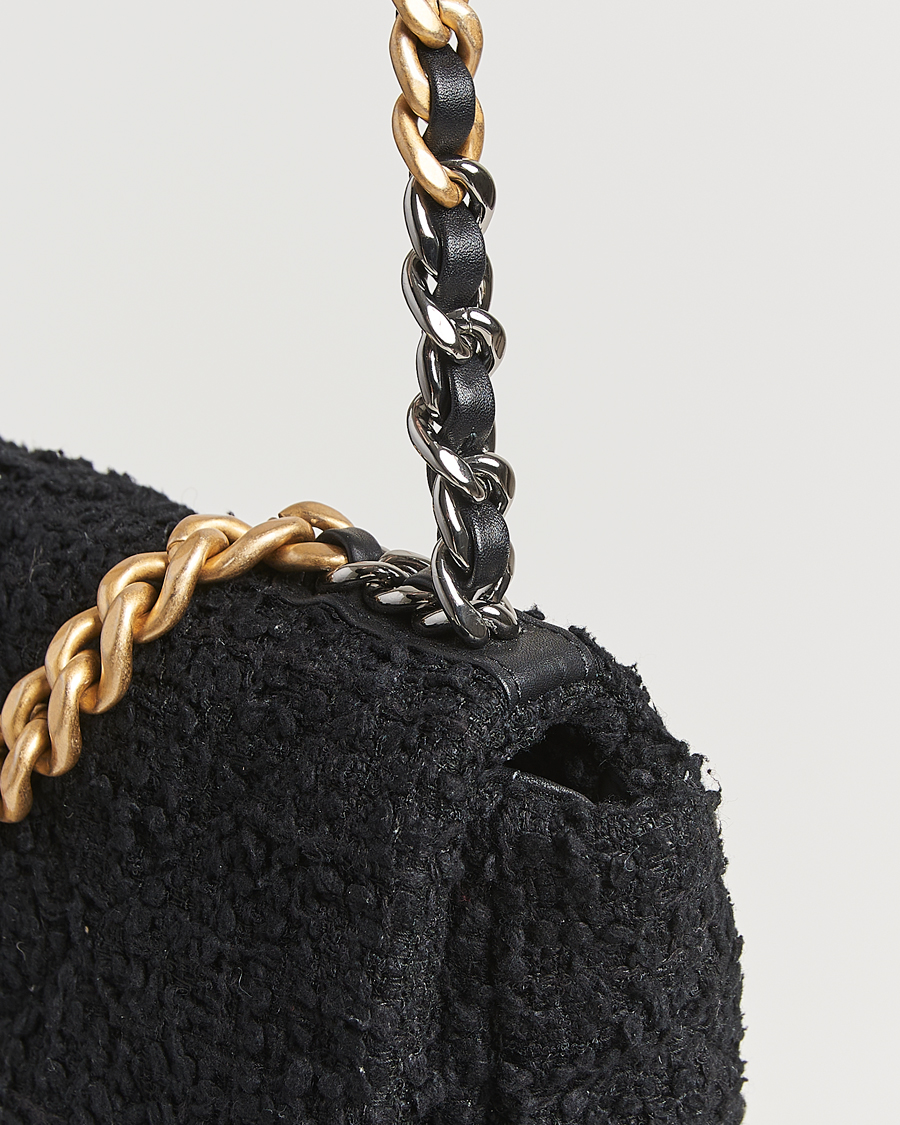 Men | Gifts for Her | Chanel Pre-Owned | Chanel 19 Tweed Handbag Black