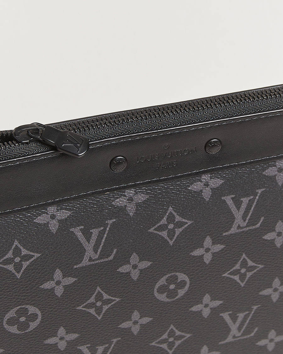 Men | Pre-Owned & Vintage Bags | Louis Vuitton Pre-Owned | Pochette Jour Monogram Eclipse