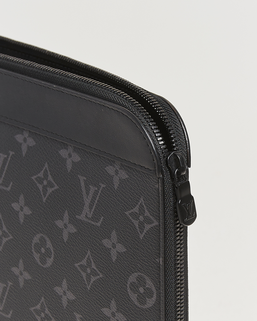 Men | Pre-Owned & Vintage Bags | Louis Vuitton Pre-Owned | Pochette Jour Monogram Eclipse